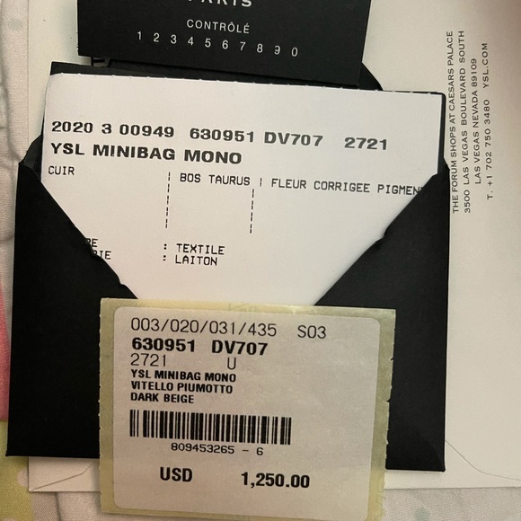 Ysl mini loulou handbag - Picture 5 of 11